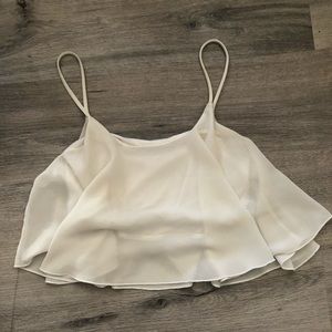 White Crop Top